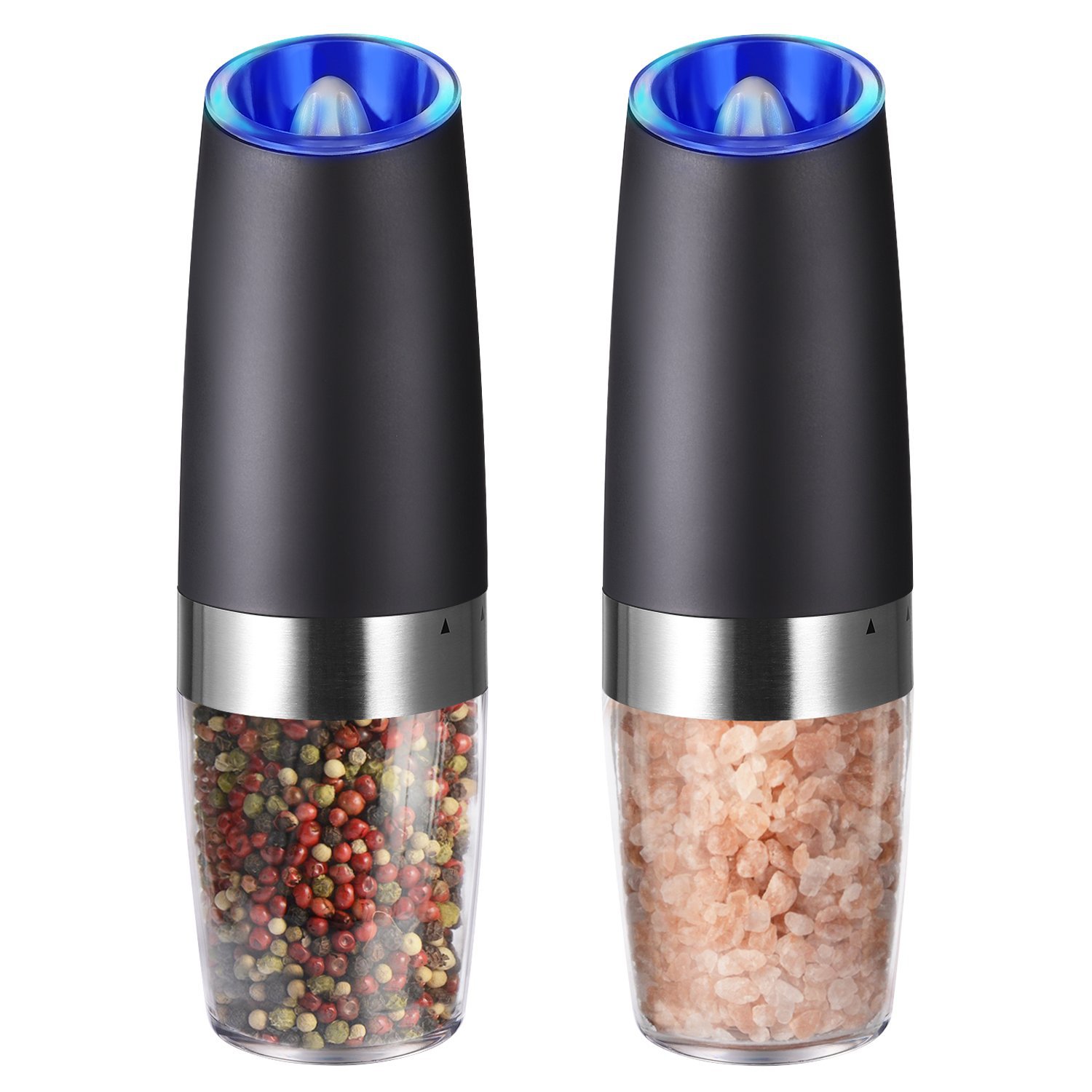 electric pepper grinder adjustable battery operated cole and mason