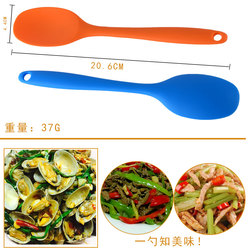 best kitchen utensils Heat-Resistant Flexible Nonstick Silicone Baking Spoon Spatula .jpg