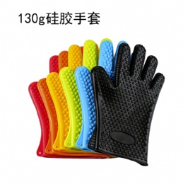 FDA Approved Promotional Heat Resistant Silicone BBQ Grilling Cooking Gloves