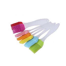 Food grade reusable heat resistant silicone oil basting brush for camping bbq
