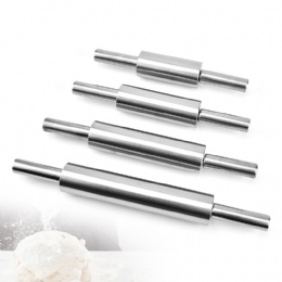 Stainless steel embossed rolling pin for Baking Cookie Pastry Dough