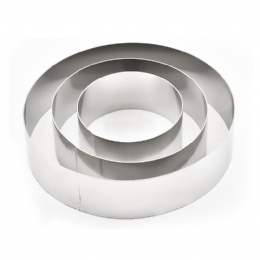 Round Mousse Ring Cookie Cutter Cake Dessert Mold