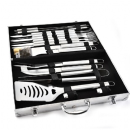 24pcs Stainless Steel Garden Barbecue Tools Set Grill Snap On Bbq Utensil Set Grilling Tool