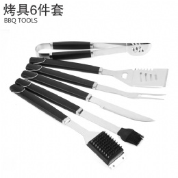 BBQ Grill Tools Set 6 piece Stainless Steel Grilling Tools