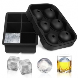 Silicone Ice Cube Tray Ice Ball Maker BPA Free Food Grade Silicone Ice Cube Tray