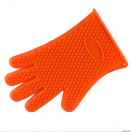 orange bbq mitts yellow silicone grill gloves extreme heat resistant oven gloves