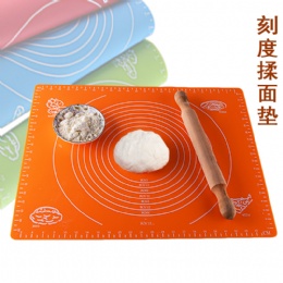 non stick reusable silicone fondant baking mat with measurements