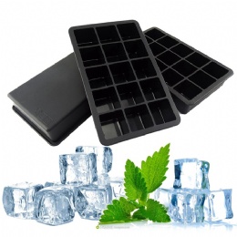 Large Size Ice Cube Tray 15 Cavity Silicone Ice Cube Mold for Whiskey