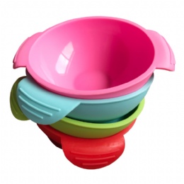baby feeding bowls with suction Flexible Easy Clean Silicone Tableware Kids Feeding Dishes