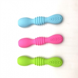 silicone baby spoon Soft Feeding Spoons Silicone Tipped infant spoonula