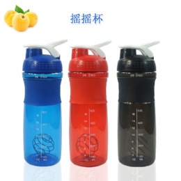 plastic mug Food grade plastic sporting water drinking shaker bottle