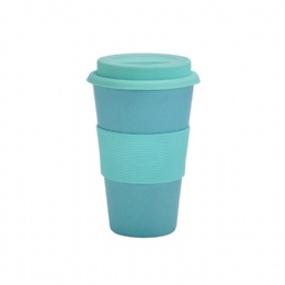 bamboo travel mug Eco-friendly Custom Biodegradable Reusable Bamboo Fiber Coffee Cup With Lid