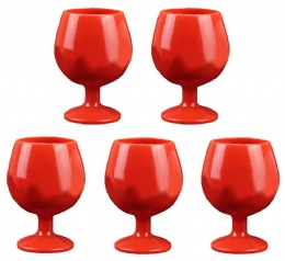 Silicone Wine Beer Glass Standing Goblet Reusable Flexible Use Unbreakable Silicone Cup