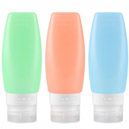 travel perfume bottle Silicone Refillable Portable small sample containers for Shampoo Bath
