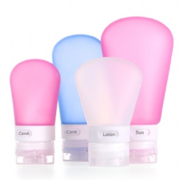 silicone travel bottle set refillable perfume bottle for cosmetic