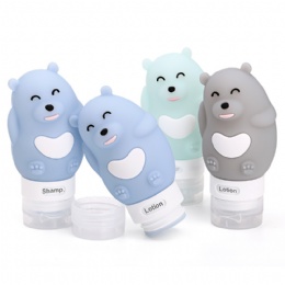 Promotion Best Price Leakproof Squeezable Silicone Cosmetic Travel Bottle