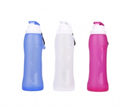 best collapsible water bottle Custom Eco-friendly Leakproof Silicone Outdoor Sport Water Bottle