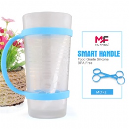 Multifunction soft smart plastic handle for thermos bottle