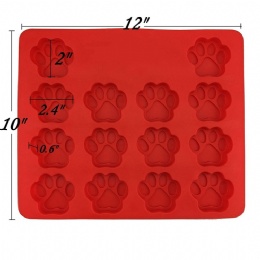 3D dog paw cake pan custom silicone Dog Claw Bakeware cake mould