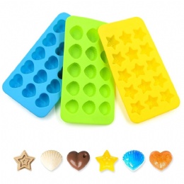 heart shaped cake pan silicone star sea shell mould cake decorating fondant mould