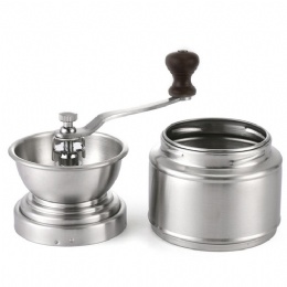 Portable Manual Compact Coffee Grinder Ceramic Burr Stainless Steel Coffee Mill