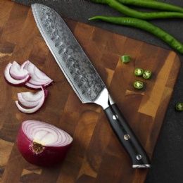 7 inch kitchen damascus knife hunting knife handmade chef knife wholesale