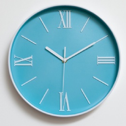 digital clock Supermarket Chain Store Cheap Plastic 12 inch Round Decor Wall Clock
