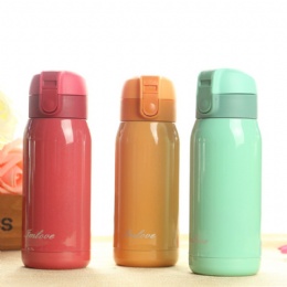 Children double wall insulated stainless steel kids water bottle for kids
