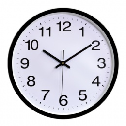 digital clock Cheap promotional clock round plastic clock OEM customized living room quartz wall clock