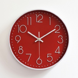 digital clock bedroom clock Silent Wall Clock Non ticking 12 inch Excellent Accurate Sweep quartz clock movements