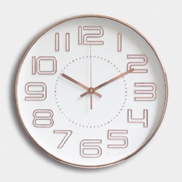 digital clock large outdoor clock Decorative Quartz Metal Hanging 3d Wall Clock