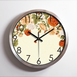 digital clock fancy wall clock Stainless Steel Geometric Figure Silent Watch CreativeRoom Clocks