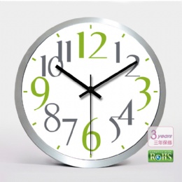 digital clock custom clock metal frame stainless steel decorate wall clock supplier