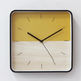 digital clock 10 inch square customized design wall clock