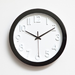 digital clock best gifts black color 3D numbers decorative wall clock