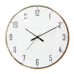 digital clock Battery operated morden rustic Wooden home decorative round wall clock