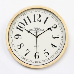 digital clock wooden wall clock OEM European Custom Modern Home Decorative Wood Wall Clock for Living Room