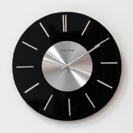 digital clock Hot Sale 33cm Stylish Round Souvenir Gift Black Vinyl Record Glass Wall Clock