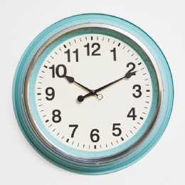digital clock Wall Clock Metal Aluminum Glass Design Home Clock Decorative Item