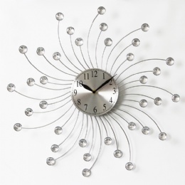 digital clock oversized wall clock fashion geometric luxury home goods digital metal wall clock for decor