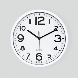 digital clock kitchen clocks Home Decoration Simple Round Design 20cm Cheap Plastic Wall Clock