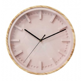 digital clock Christmas Promotion Custom Bamboo Wood Digital Time handmade wall clock