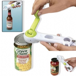 one touch can opener Kitchen Cando 6 in 1 New As Seen on TV bottle opener Kitchen Tool