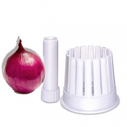 kitchen gadgets Unique Food Grade Stainless Steel Onion Holder for Onion Slicing Tomato Potato Holder Slicer machine