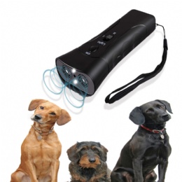 As seen on TV Handheld dog repellent ultrasonic bark control training dog collar solar animal repeller anti barking device dog bark controller
