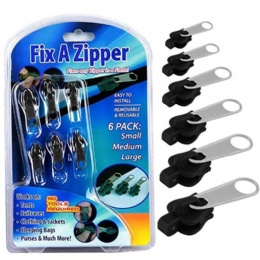As seen on TV Fix A Zipper 6 pack Zip Rescue Instant Repair Kit Replacement
