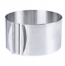 kitchen bakeware Stainless steel mousse ring 6 to12 Inch Adjustable Cake Mousse Mould Cake Baking Cake Decor Mold Ring