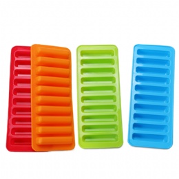 kitchen gadgets Silicone Ice Cube Trays for Water Bottles Ice Cube Mold 10 Cavity Easy Release Long Ice Cube Sticks For Bottled Beverage