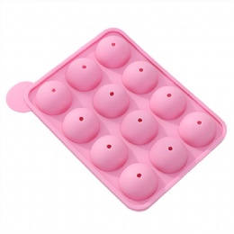 kitchen gadgets 12 Hole round ball shape silicone lollipop molds for lollipop party holidays