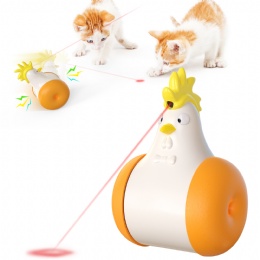 Electric Pet Funny Simulation Cat Teaser Toy Interactive with Laser wholesale factory Amazon's New Voice Tumbler Toy